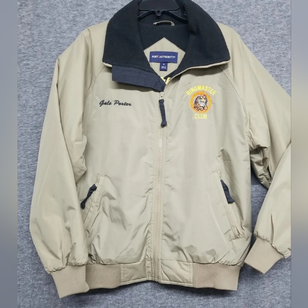 Port Authority Shrine Circus Bomber Jacket Women's Size S Ring Master Club
